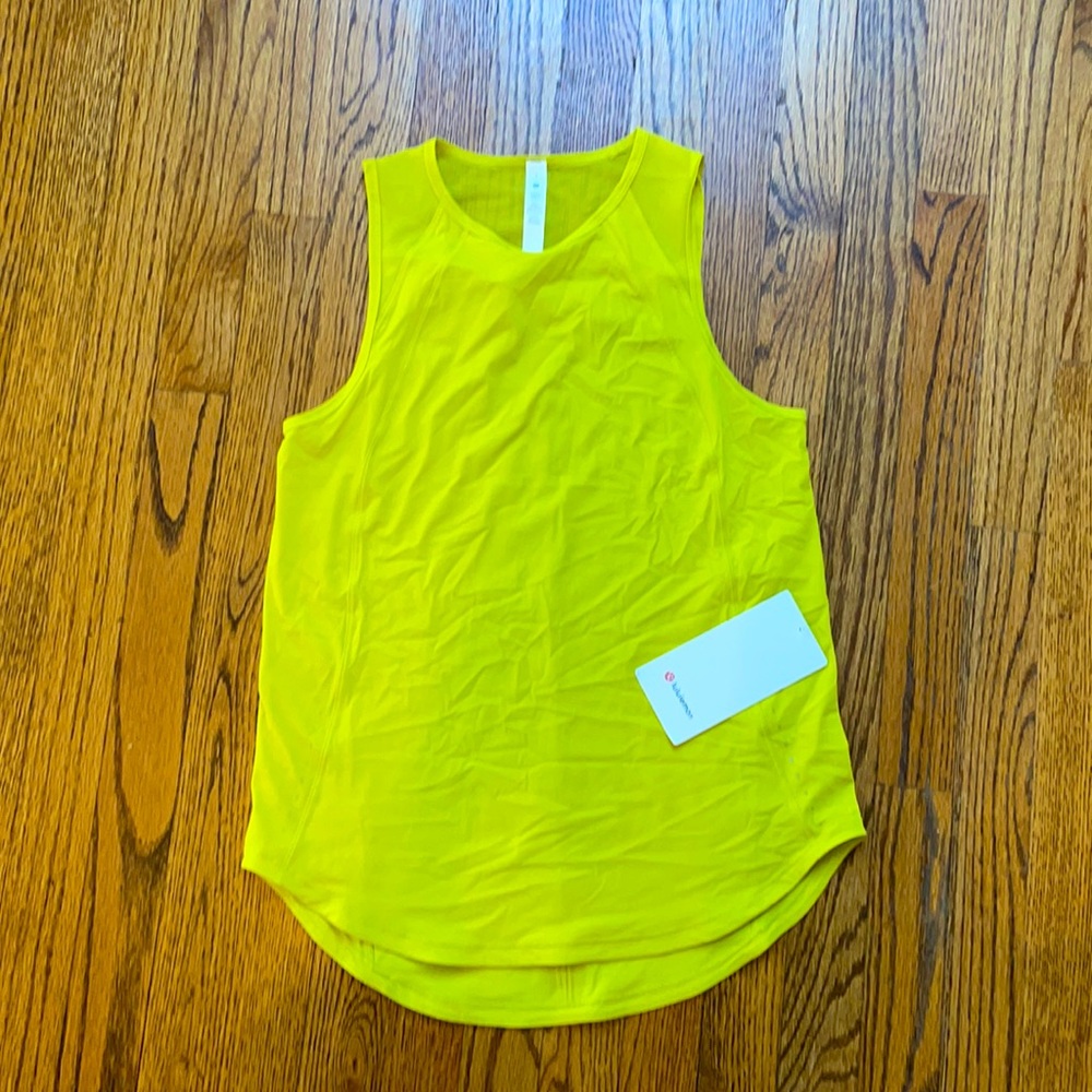 Lululemon yellow tank top